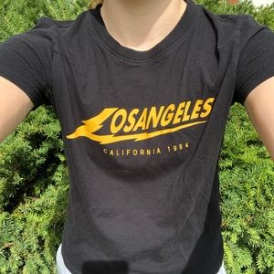 brandy melville LA t shirt